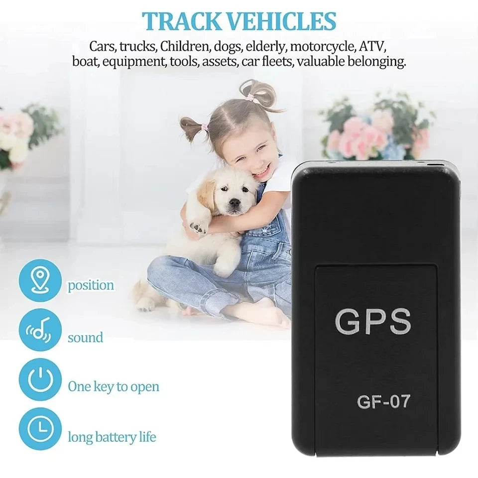 GF07 Magnetic Mini Car Tracker GPS Real TimeTracking Locator Device Magnetic GPS TrackerReal-time Vehicle Locator Pet Tracker