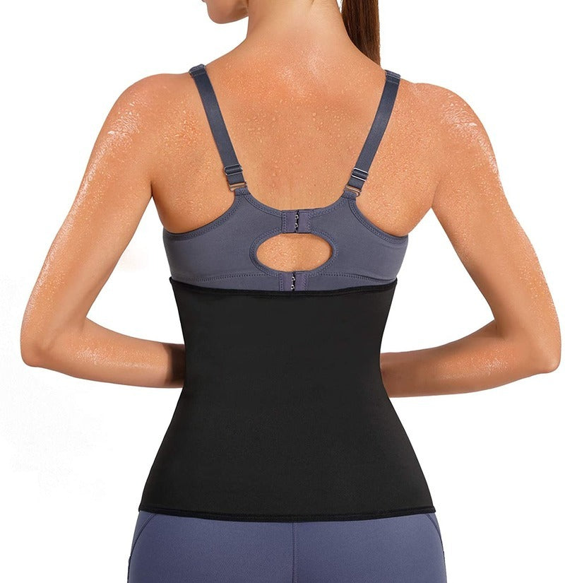 Waist Trainer Premium Polymer Sauna Strap Weight Loss Women Belly Trimmer Slim Wrap Fitness Heat Sweat Workout Slimming Belt