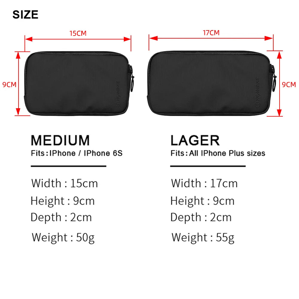 YKYWBIKE Bike Bag  Cycling jersey Bag Rainproof  Bicycle Phone Bag Mtb Accessories RAINPROOF ESSENTIALS CASE