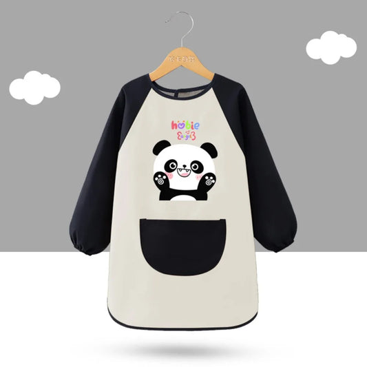 New Polyester Kids Painting Apron Waterproof Long Sleeved Cooking Apron Cosplay Costume Art Bibs