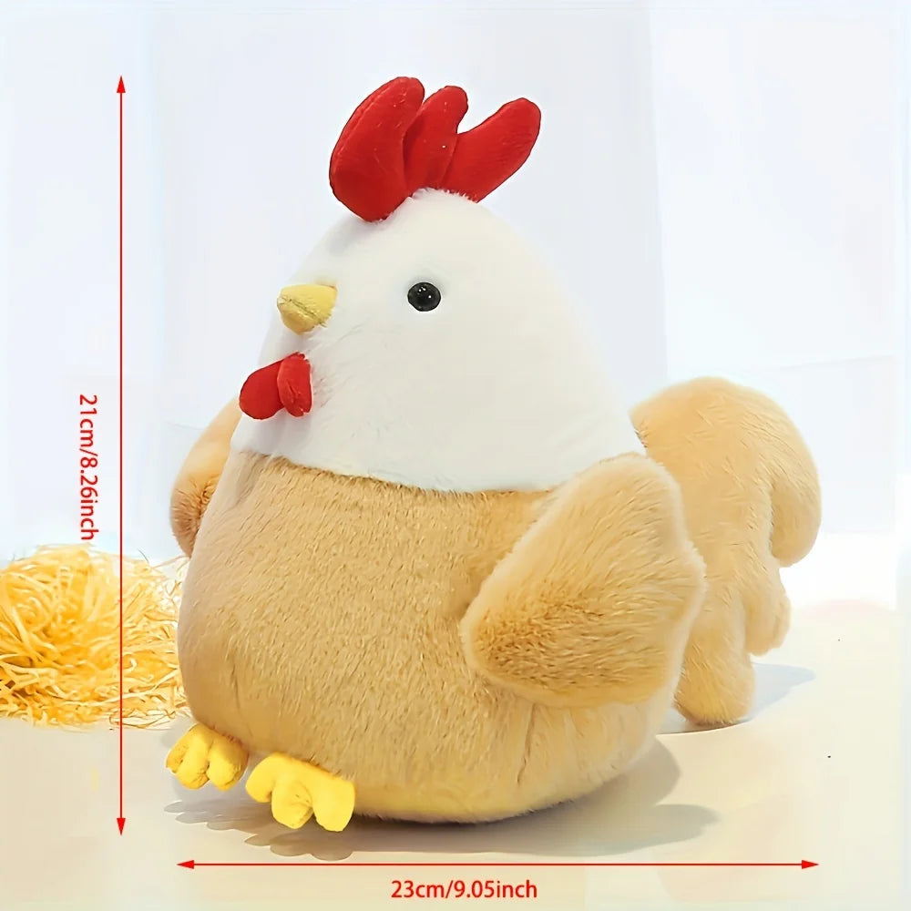 1 Cute Doll, Chicken Doll, Plush Toy, Soft and Comfortable Chicken Doll, Hen Rag Doll, Sleep Doll, Pillow As A Gift