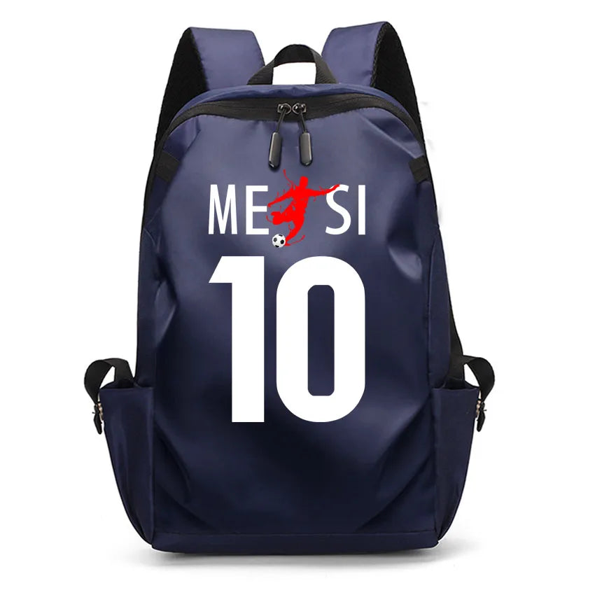Men Laptop Backpacks Oxford High School Rucksack Boy girl Student Backpack Soccer Superstars DIM RIA Number 22 Printed usb