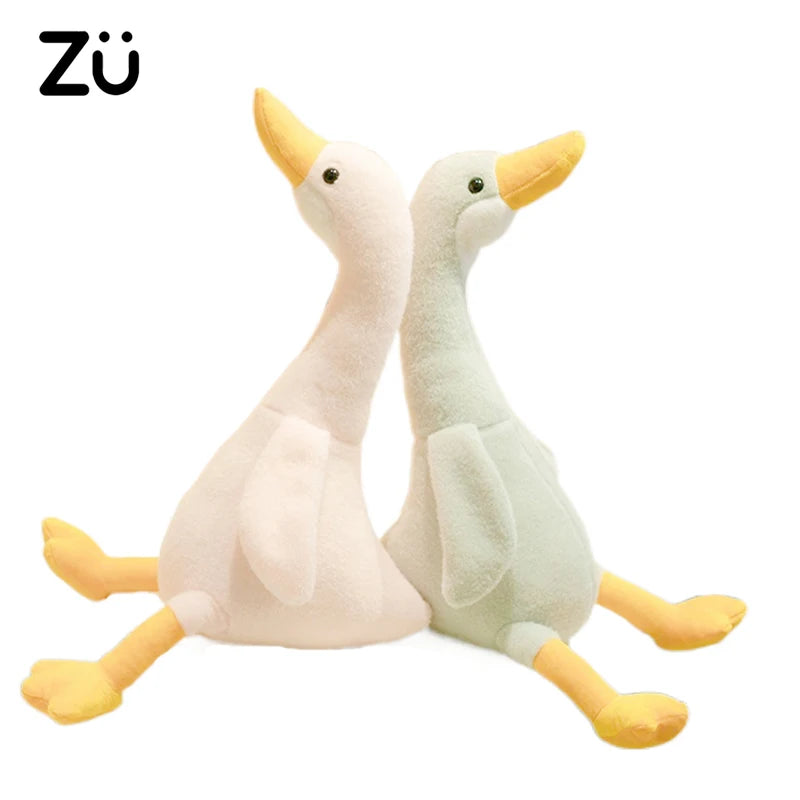 32-90cm Cute Duck Plush Toy Stuffed Animal Big Goose Dolls Large Soft Sleeping Hug Pillow Girl Xmas Birthday Gift