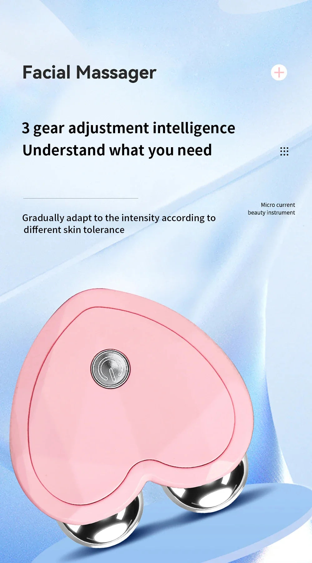 Face Lifting Machine Facial Massager Microcurrent Roller Charging Facial Anti  Skin Tightening Wrinkle Rejuvenation Beauty tool