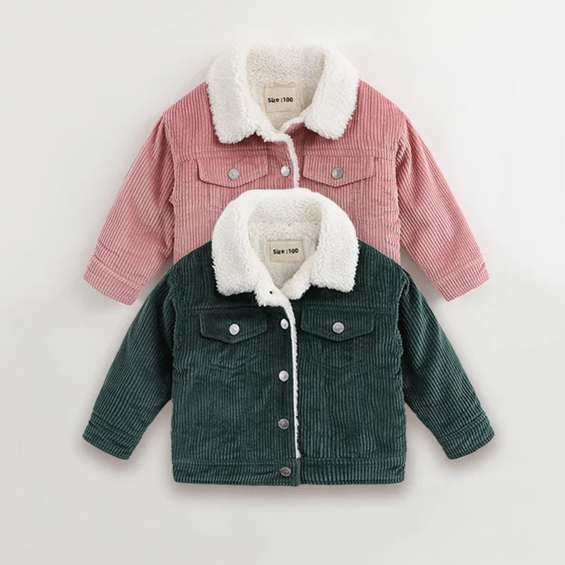 Kids Boy Jackets Autumn Winter Thicken Warm Coat Fashion Toddler Outerwear Clothing