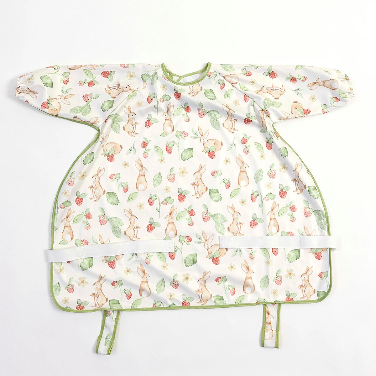 Elinfant Long Sleeve Baby Bibs Waterproof Feeding Eating Bibs Playing Painting Aprons Washable Coverall Highchair Cover