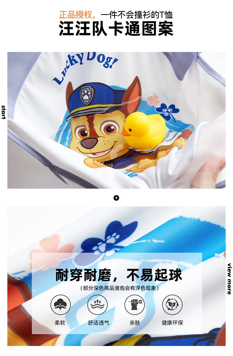 Paw Patrol Baby Bib Cartoon Waterproof Bibs Kids Girls Boys Smock Baby Bib Burp Clothes Saliva Towel Aprons Children Supplies