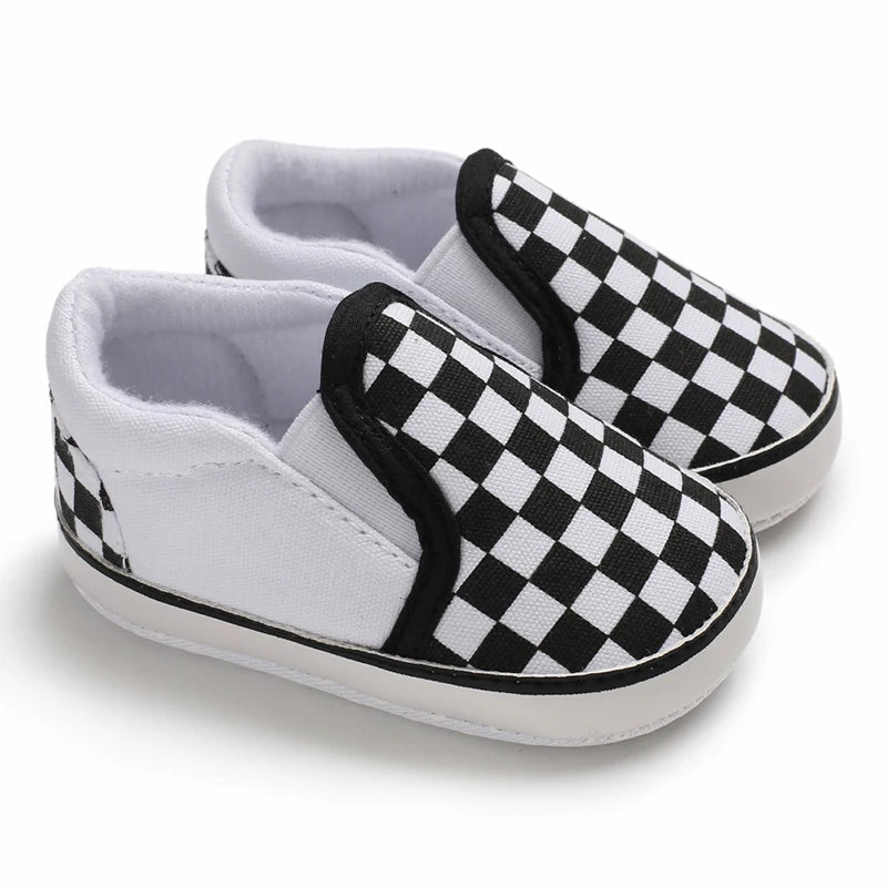 0-18 Months Infant Spring Shoe Newborn Infant Girls and Boys Recreational Baptism Non-Slip Walking Shoe White Soft-soled Sneaker