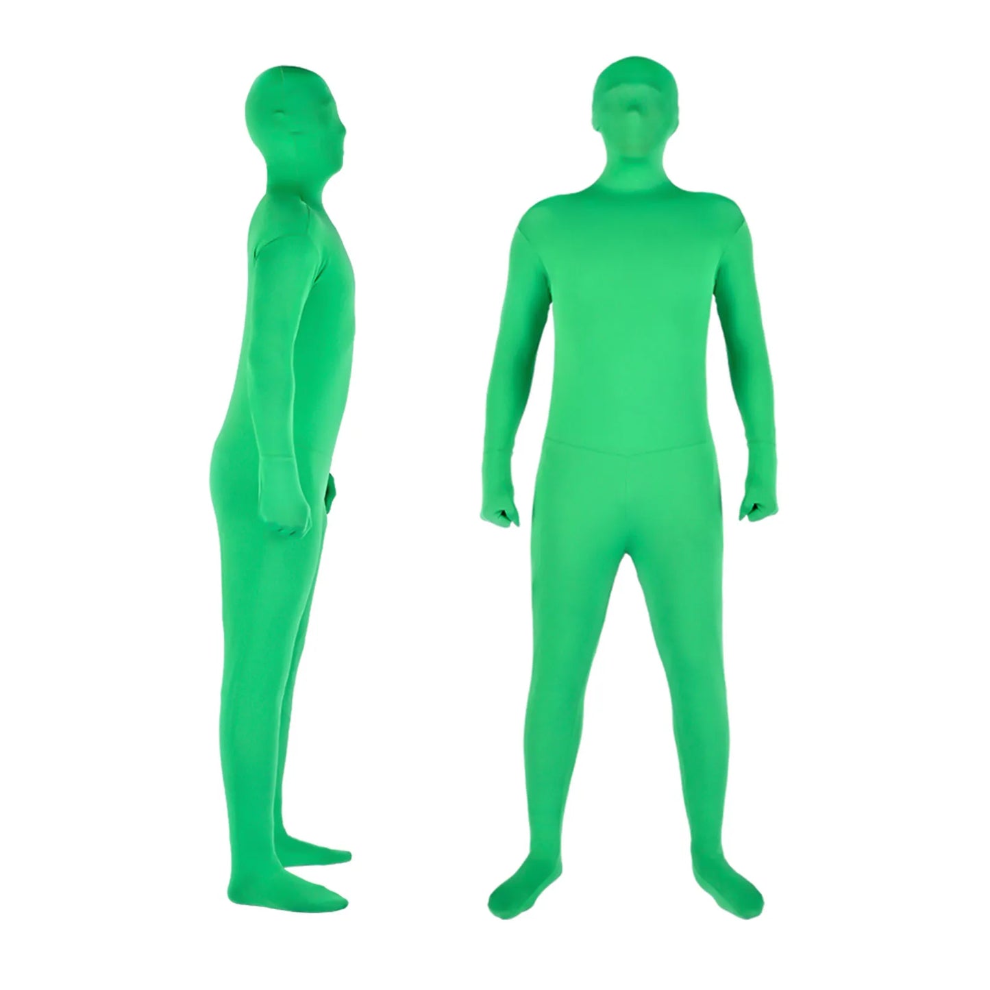 Green Screen Suit Disappearing Skin Bodysuit Photography Backdrop Chroma Key Invisible Effect Comfor Suit Photo Video Background