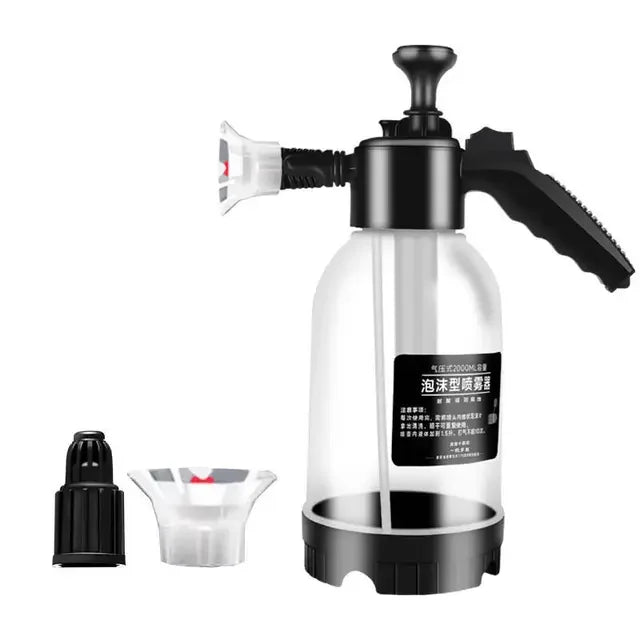Car washing spray pot foam spray pot 2L spray type with pressure relief valve for household car spray hand pressure spray pot