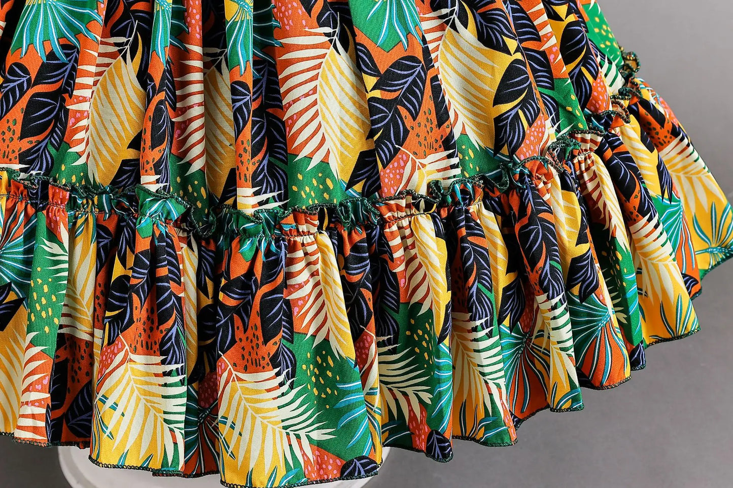 Girl Print Dress for Performance Children Dresses for Girls Kids' Clothes with Sashes Ceremony 3 to 12 Years