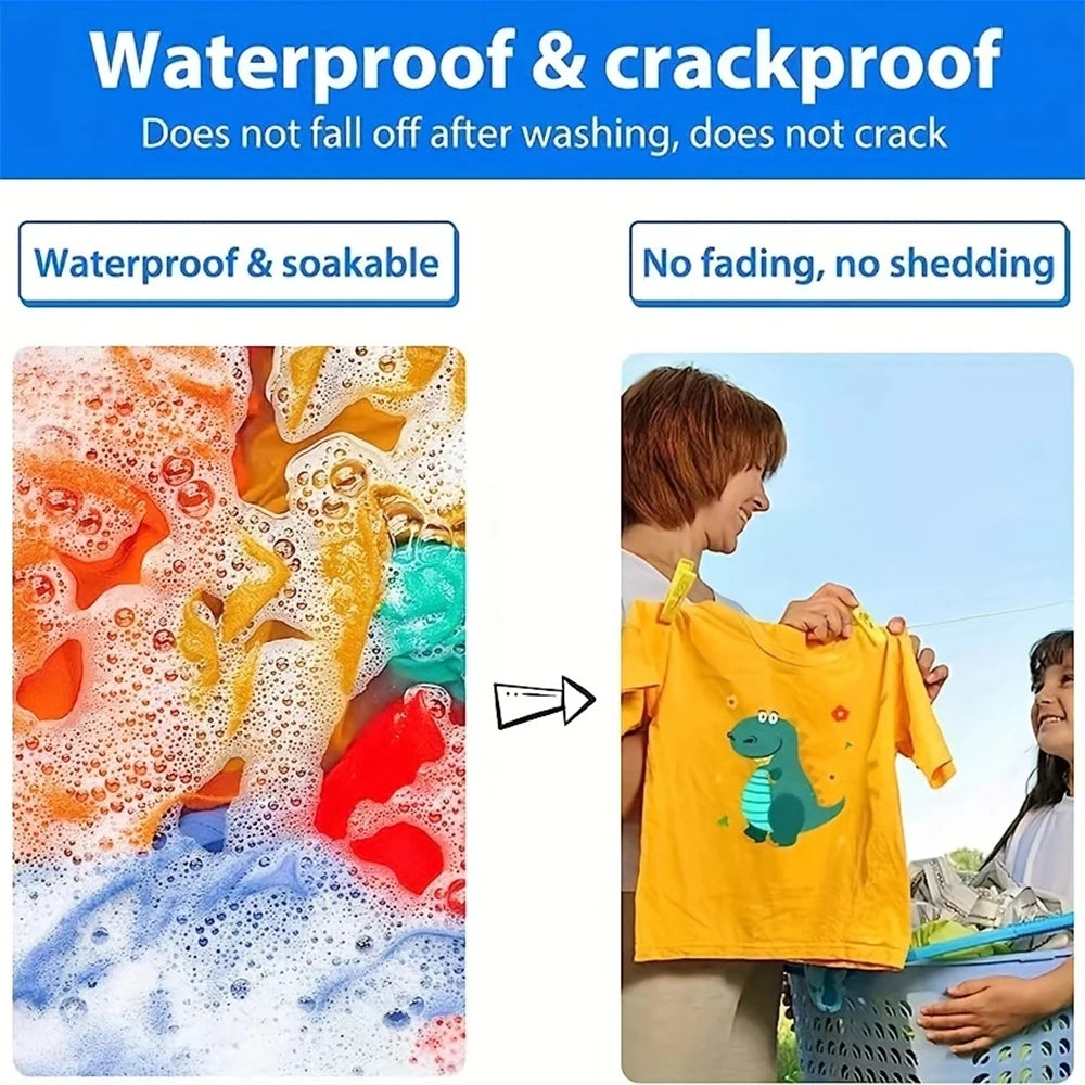 A4 30 Pcs DTF Transfer Film PET Heat Transfer Paper Matte Double-Side Clear Pretreat Sheets for DIY Direct on T-Shirts Bags