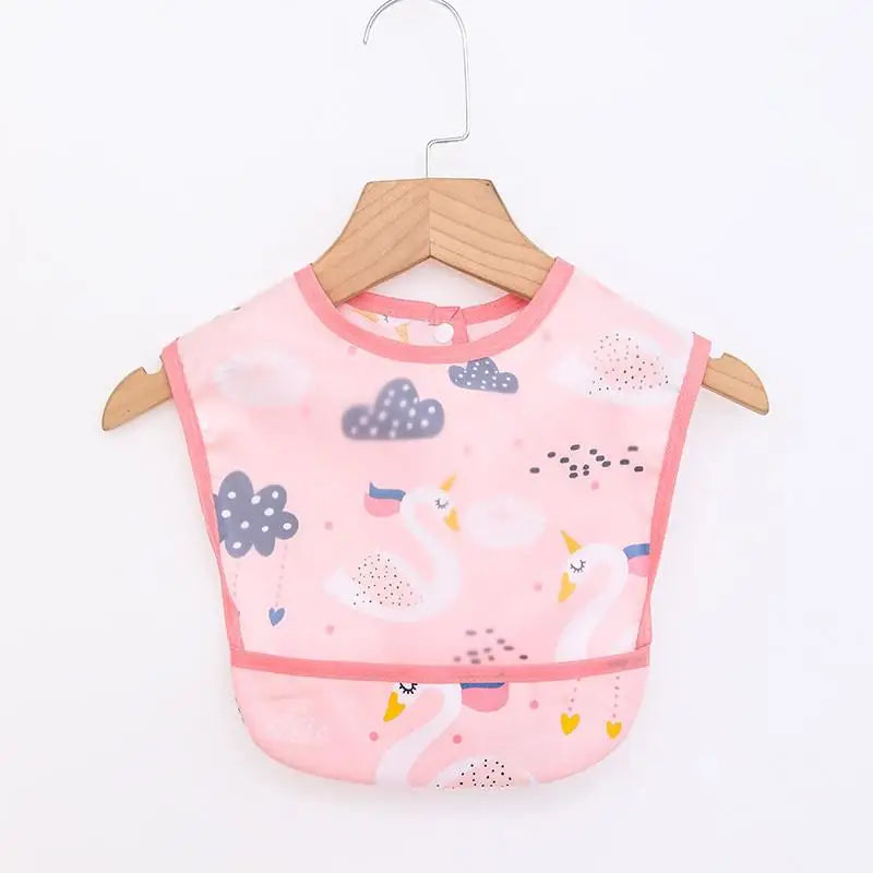 Baby Apron Bibs Toddler Long Sleeve Scarf Waterproof Art Smock Feeding Bib Infant Boys Girls Kid Burp Cloth Bandana New Arrivals