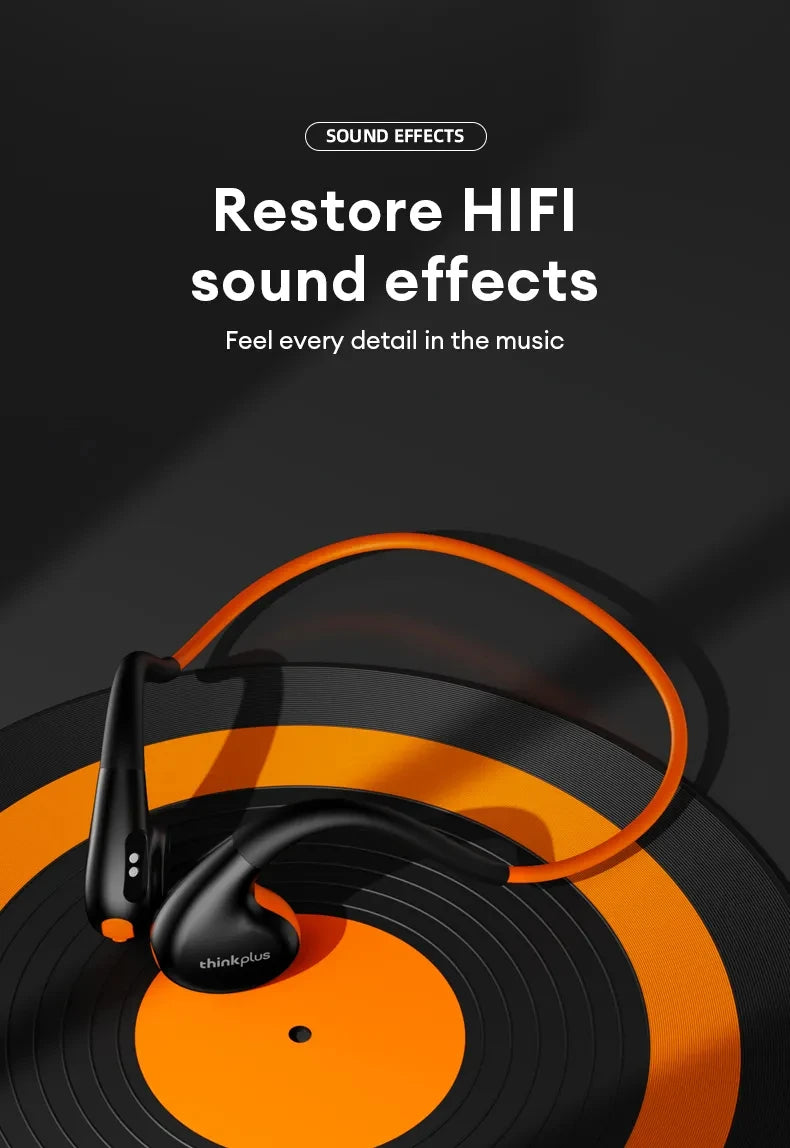 Original Lenovo X7 Air Conduction Headphone Wireless Bluetooth 5.3 Earphones Bone Conduction Sports Headset Outdoor EarHook Mic