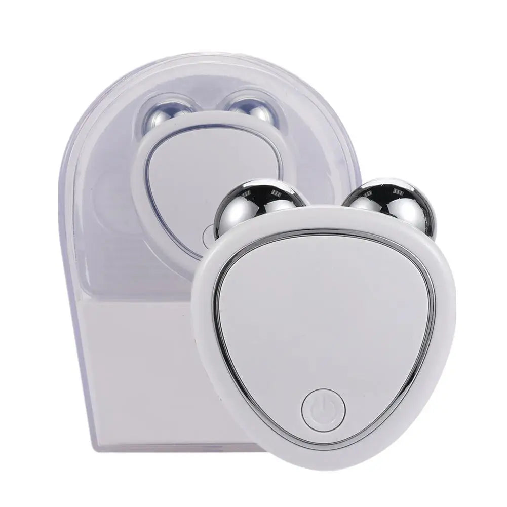 Portable Electric Face Lift Roller Massager EMS Sonic Facial Lifting Skin Tighten Massage to use after charging for 30 minutes