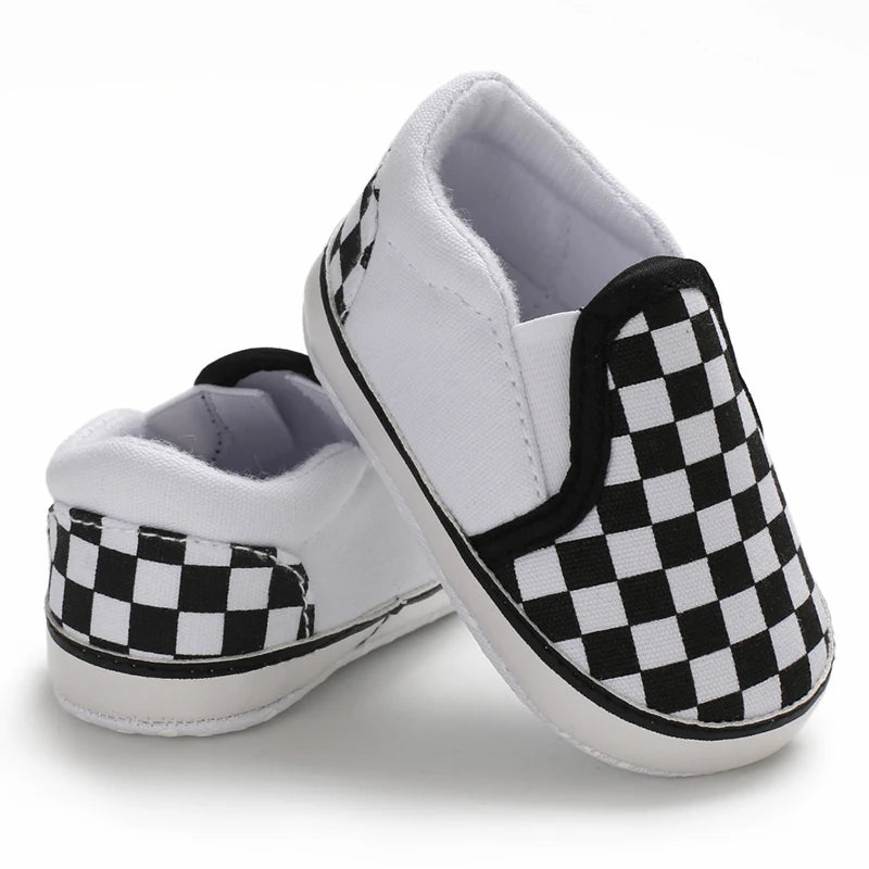 0-18 Months Infant Spring Shoe Newborn Infant Girls and Boys Recreational Baptism Non-Slip Walking Shoe White Soft-soled Sneaker