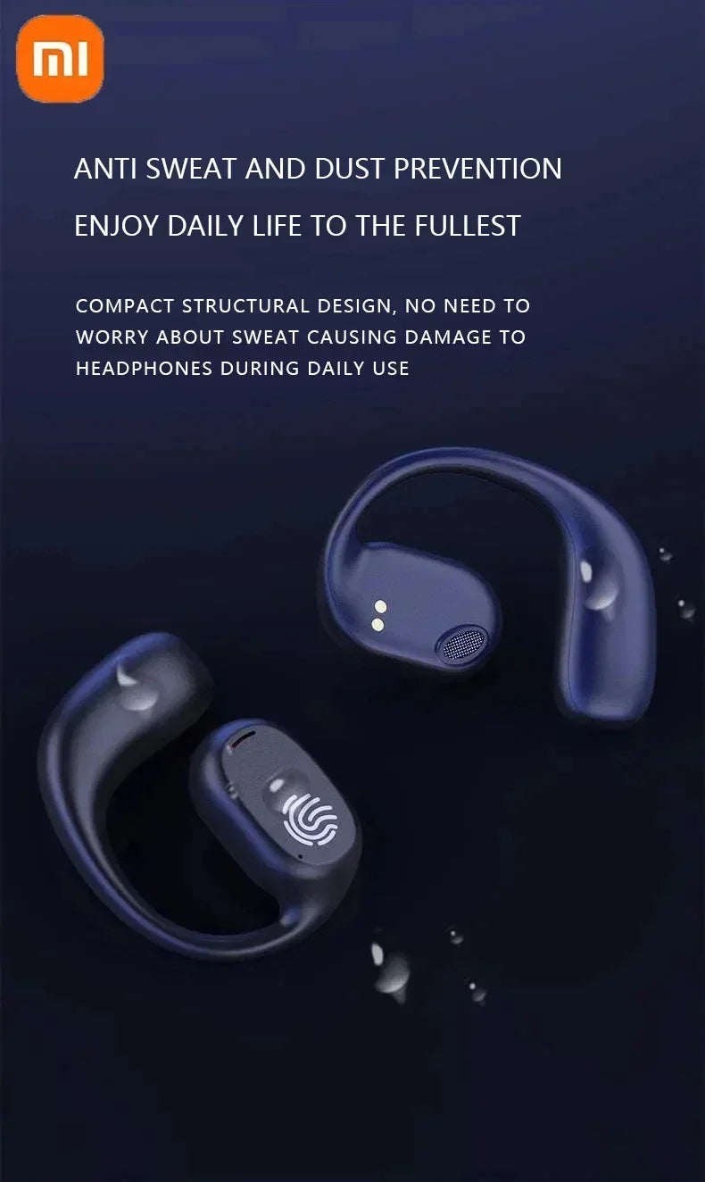 Xiaomi Bone Conduction Earbuds Sports Bluetooth 5.3 Wireless Headphones HiFi 9D Stereo Waterproof TWS Touch Noise Cancellation