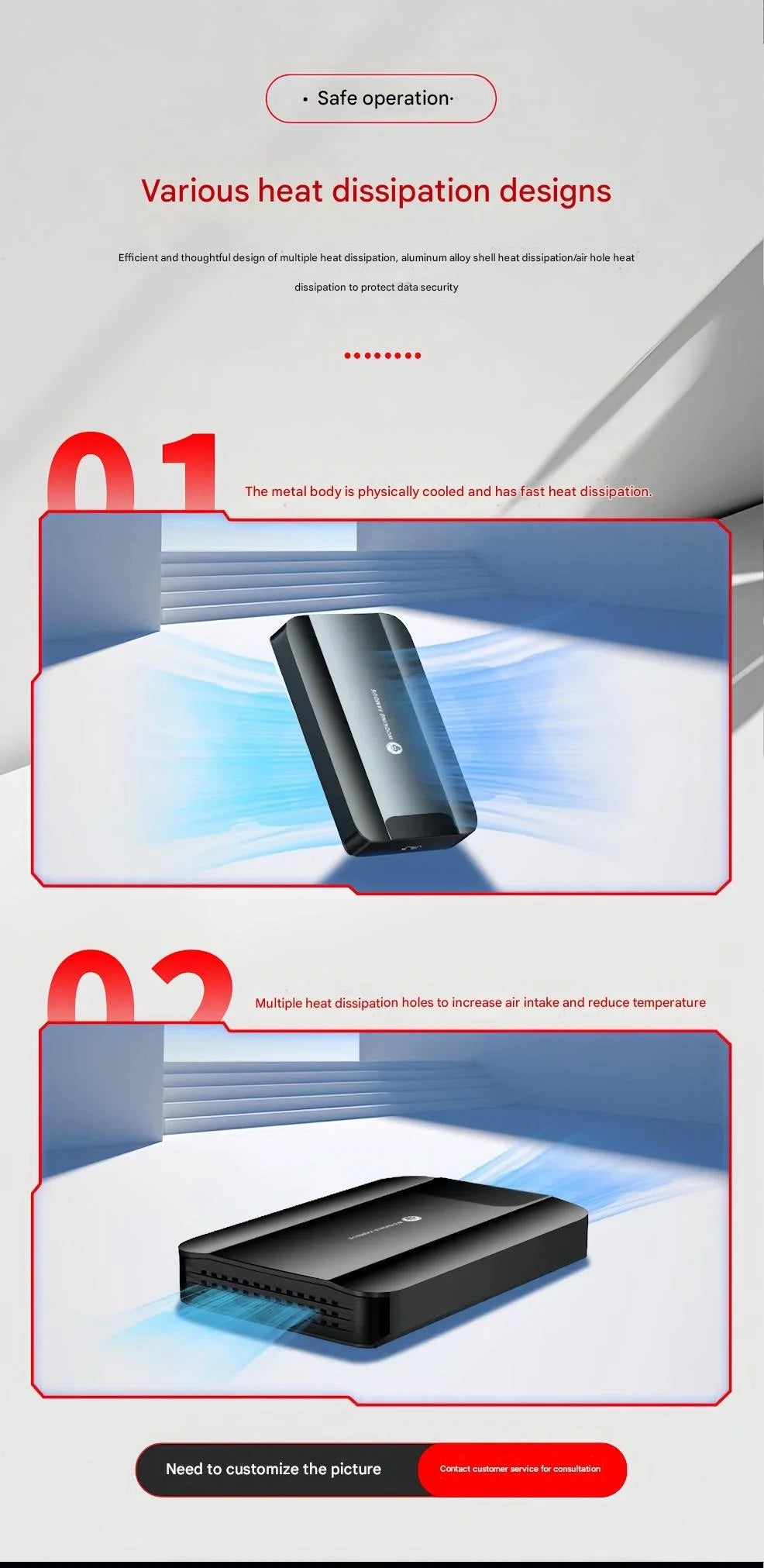 Portable HDD Metal material 5Gbps External Hard Drive 320GB 500GB 1TB LED USB3.0 disco duro exter Compatible for PC/MAC/PS4/PS5