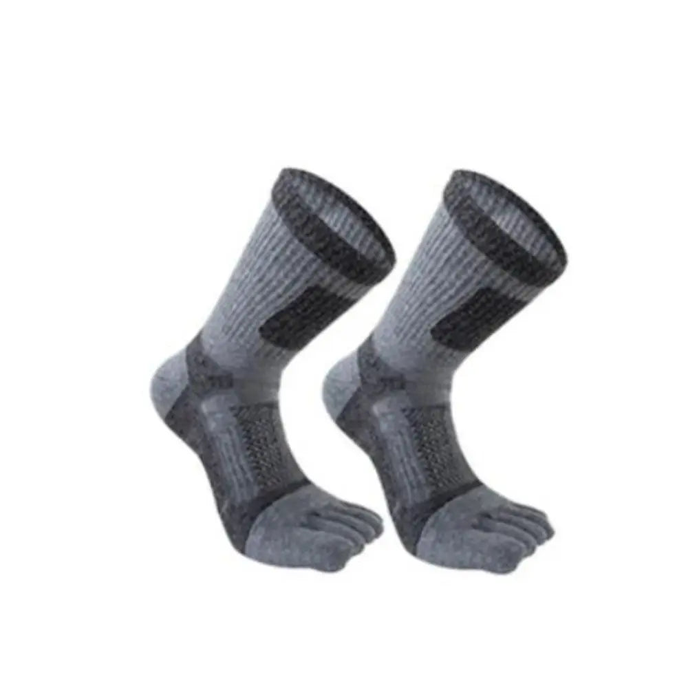 Toe Sport Short Socks Man Thick Compression Mesh Endurable Fitness Bike Run Outdoor Basketball Travel 5 Finger Socks