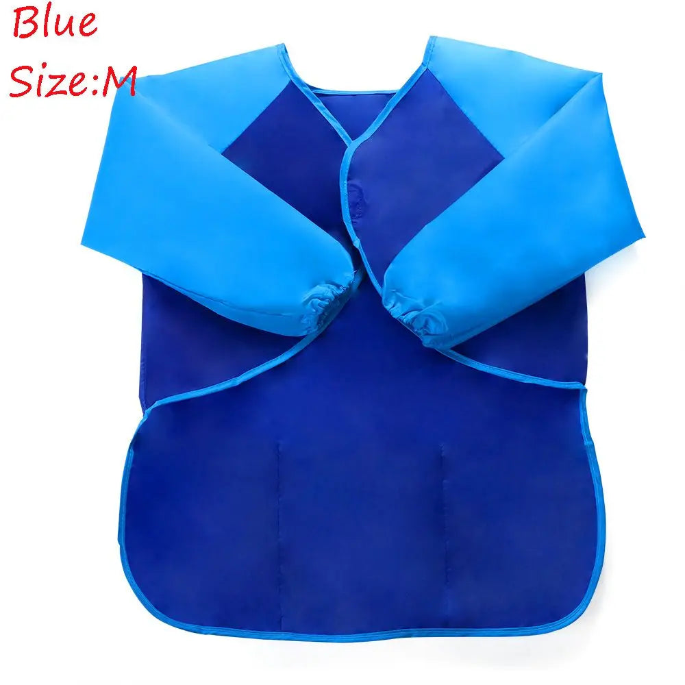 Children Art Baking Craft Kitchen Waterproof Art Kids Painting Apron Cooking Bib