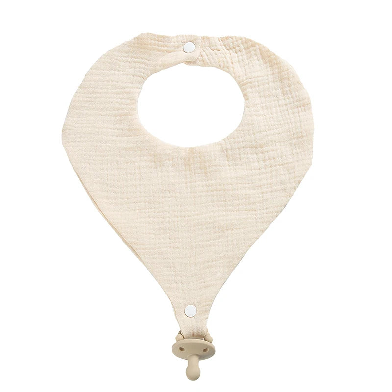 1pcs Baby Bibs Round Newborn Double Cotton Bibs Saliva Towel Baby Feeding Bibs Apron Boys Girls Clothes Kids Children Bandana