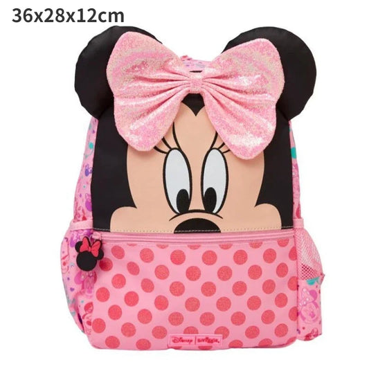 Cartoon Australia Smiggle Disney Minnie Girls Student School Bag Stationery Pen Case Lunch Bag Double Shoulder Backpack Gift