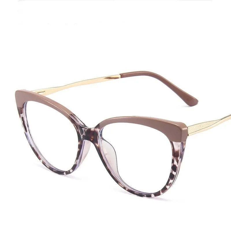 Anti Radiation/Blue Light Eyeglasses Replaceable Lens Cat Eye Computer Glasses
