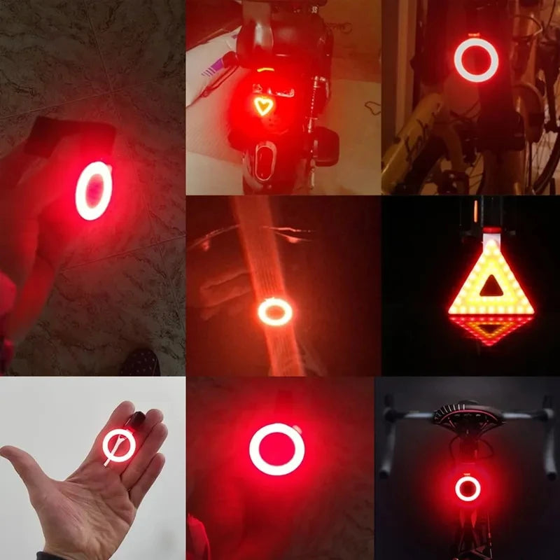 Multi Lighting Modes Bicycle Taillight USB Rechargeable Led Bike Light Flash Tail Rear Lights for Mtb Bike Seatpost