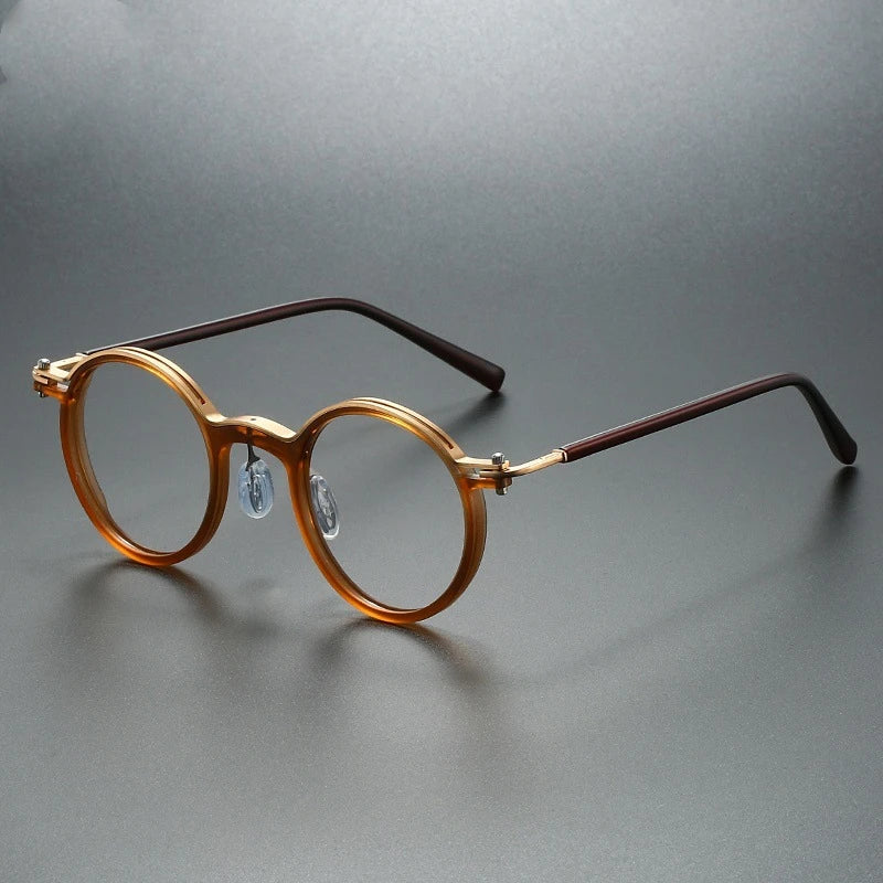 New Brand Design Men's Retro Round Reading Glasses Anti Blue Light Presbyopic Glasses Diopter +100 +150 +200 +250 +300 +350 +400