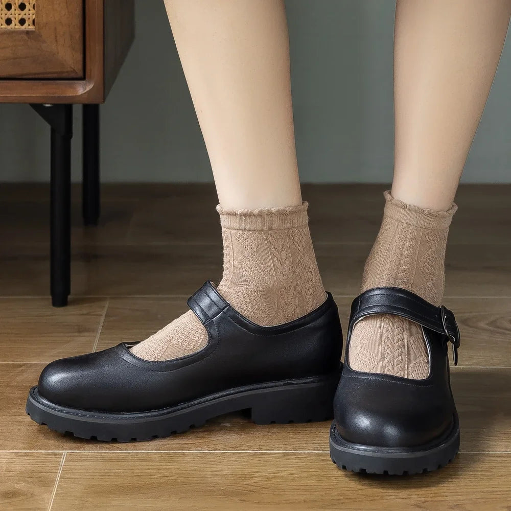 3 Pairs Summer Mesh Toe Socks Women Embroidered Floral Five Finger Socks High Quality Cotton Athletic Socks