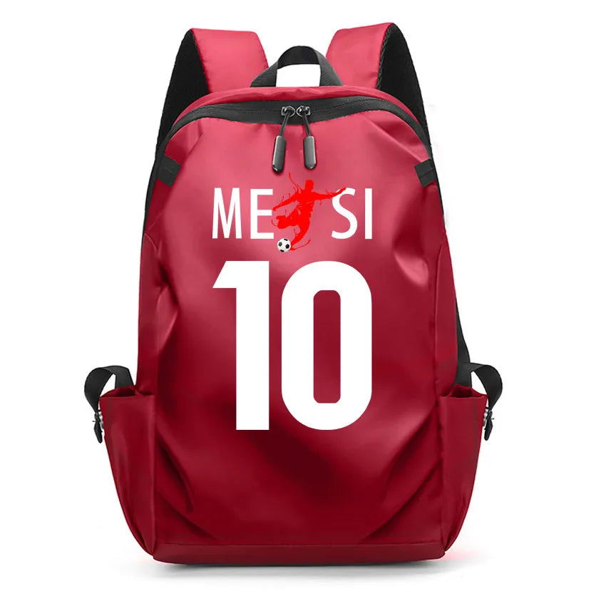 Men Laptop Backpacks Oxford High School Rucksack Boy girl Student Backpack Soccer Superstars DIM RIA Number 22 Printed usb