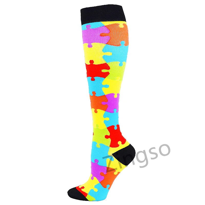 Running Compression Socks Summer 20-30 Mmgh Pregnant Edema Varicose Veins Varicose Veins Edema Diabetes Marathon Nurse Stocking