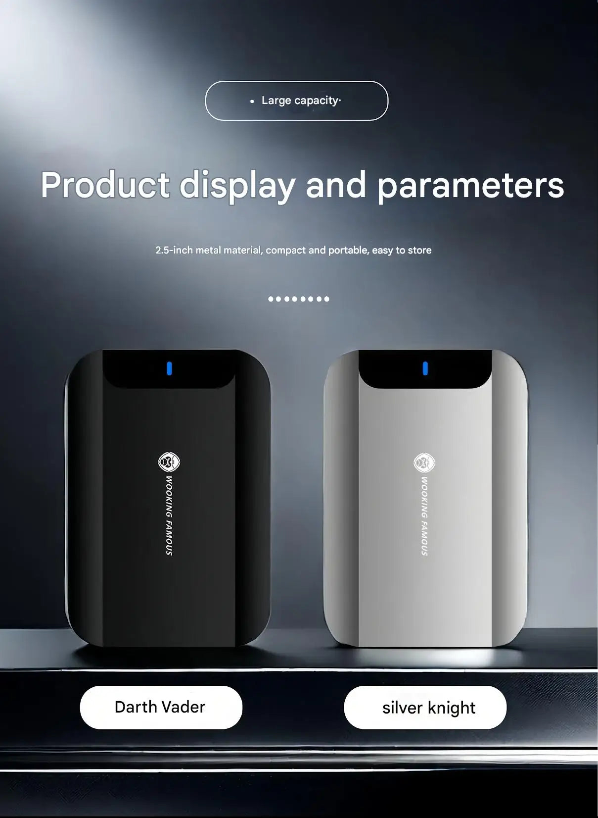Portable HDD Metal material 5Gbps External Hard Drive 320GB 500GB 1TB LED USB3.0 disco duro exter Compatible for PC/MAC/PS4/PS5