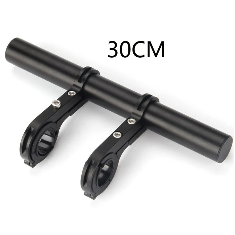 10/20/30cm Bicycle Handlebar Extended Bracket MTB Headlight Mount Extented Bar Road Mountain Bike Handlebar Extender Rack Parts