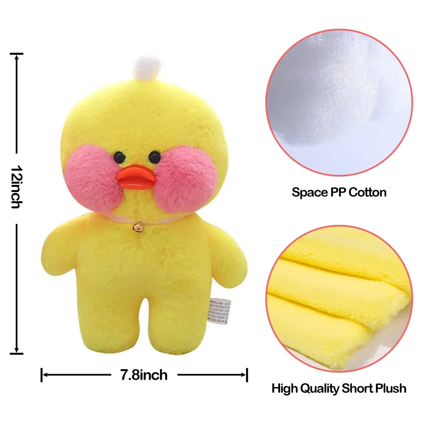 30cm Pato Plush Lalafanfan Duck Cute Stuffed Toys yellow Duck Hug  Flifan Duck Kawaii Plushes Animal Plushies Pillow Soft Toy