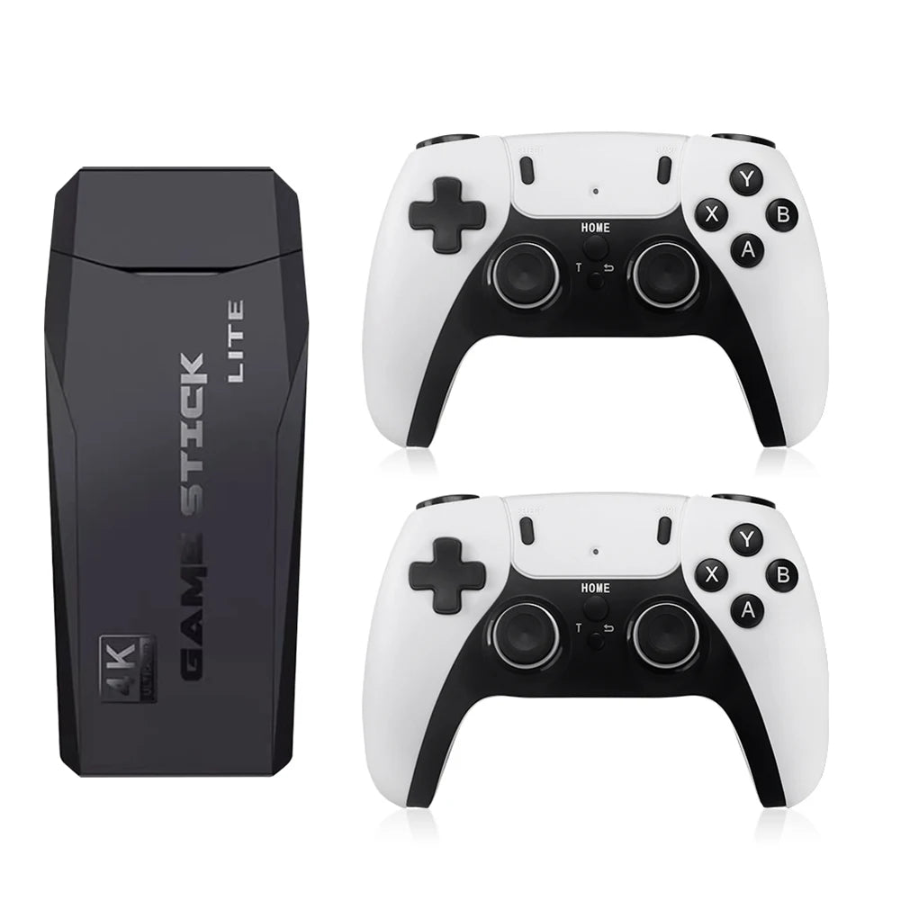 M8 PRO 4K Video Game Console Wireless Controller Gamepad Built-in 10000+ Games Handheld Game Player HD TV Game Stick for PS1 GBA