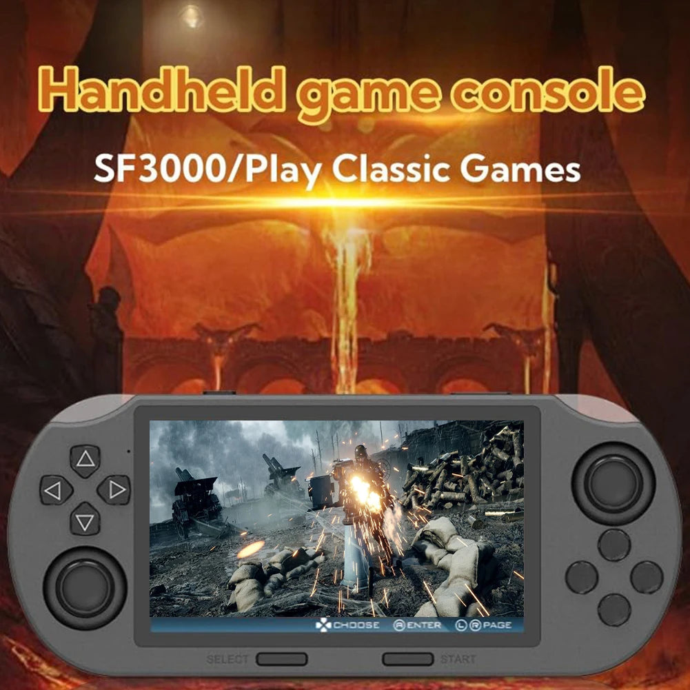 Retro Gaming Console 4.5 Inch IPS Screen Retro Handheld Video Game Console Game Player for Kids & Adults
