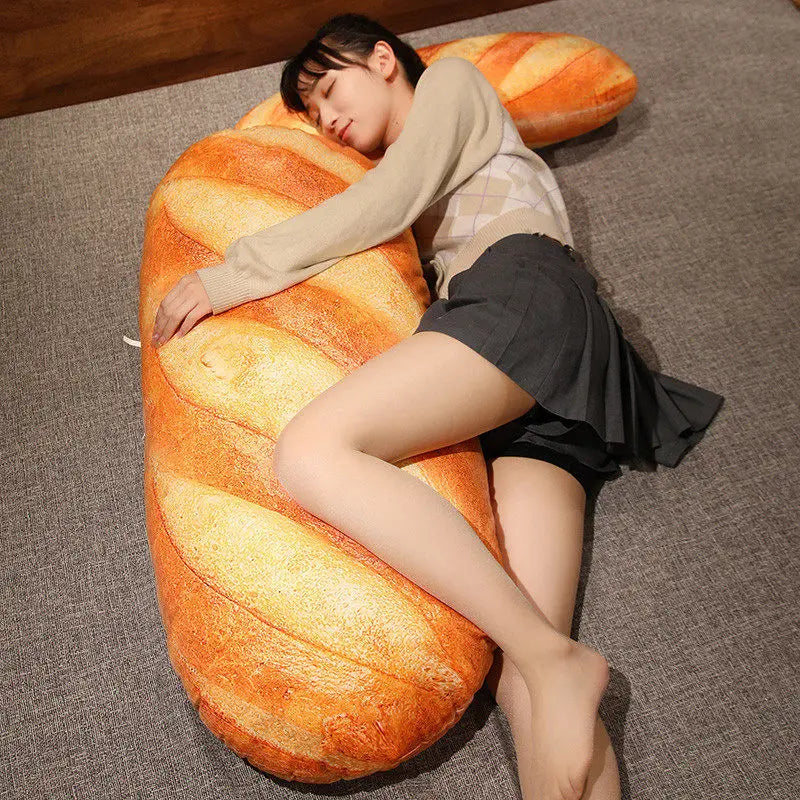 French Bread Plush Pillow Stuffed Printing Images Food Plushie Peluche Party Prop Decor Sleeping Companion Man Gift
