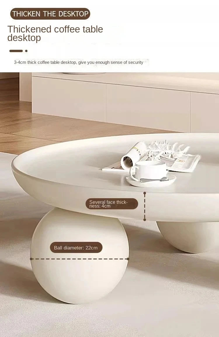 Coffee Table Side Tabel Living Room Simple Tea Table Creative Nordic Minimalist Modern Small Sofa Outdoor Salon Round Table