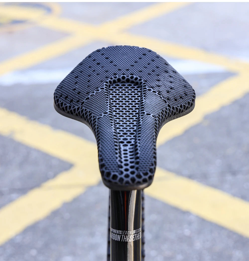 2024 RYET 3D Printed Saddle Ultralight Hollow Comfortable Full Carbon MTB Road Racing Bike Cycling Seat Bicycle Cushion Parts