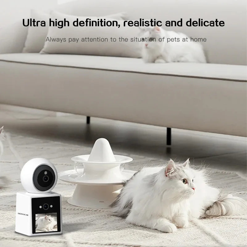 SZSINOCAM 3MP Wireless WIFI Security Camera Video Call Baby Safety Protection Monitor Screen Button Call PTZ Auto Tracking