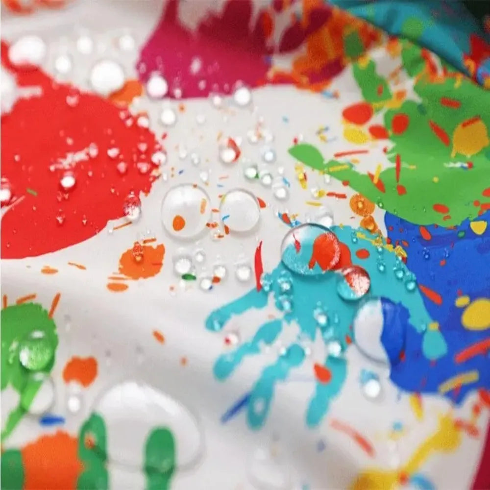 Children's Painting Waterproof Long Sleeved Cover Kindergarten Art Painting Reverse Dressing Baby Eating Bib Kids Apron