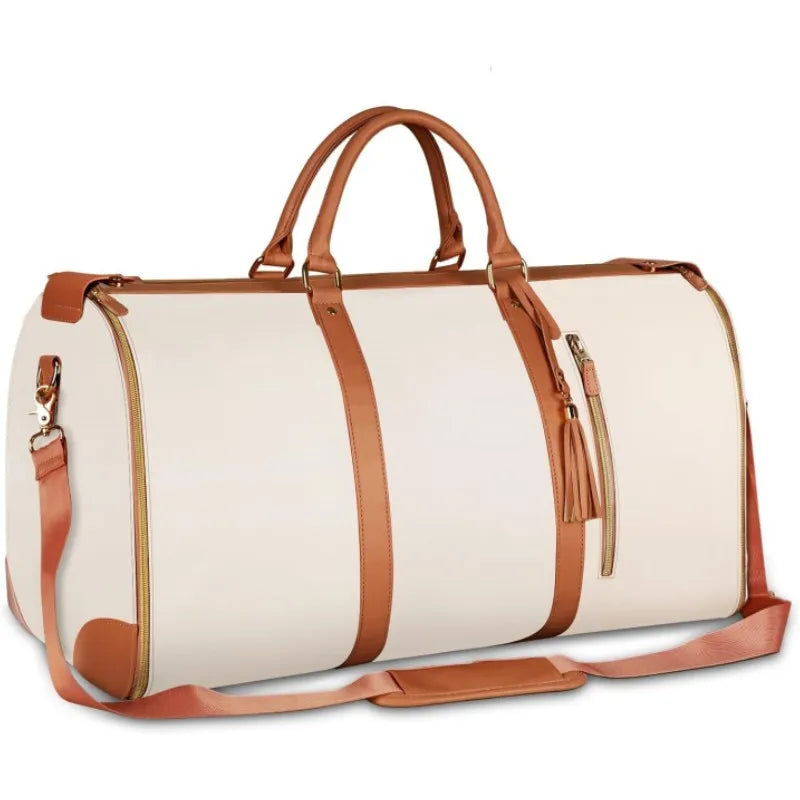 Garment Bags with Wheels Carry On Duffel Bag for Travel Garment Suitcase for Dress Suit Convertible Rolling Weekender Flight Bag