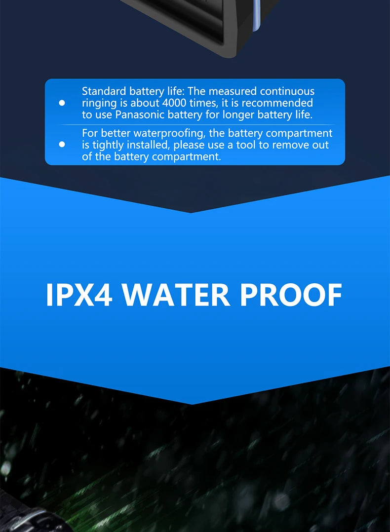 Electric Bicycle Horn 120db Bike Bell IPX4 Waterproof Cycling Warning Alarm For For Kids Scooters Rode MTB Bikes