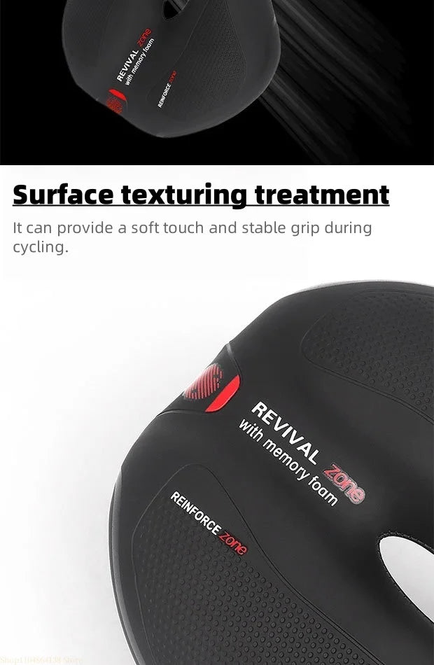 Bicycle seat pad thickened and waterproof universal mountain road seat pad shock-absorbing ball model charging tail light design