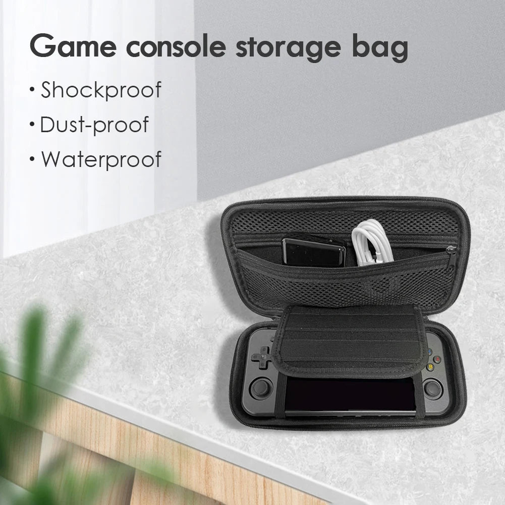 EVA Game Console Bag Portable Shockproof Storage Bag for RG552 Video Game Console Protective Organizer