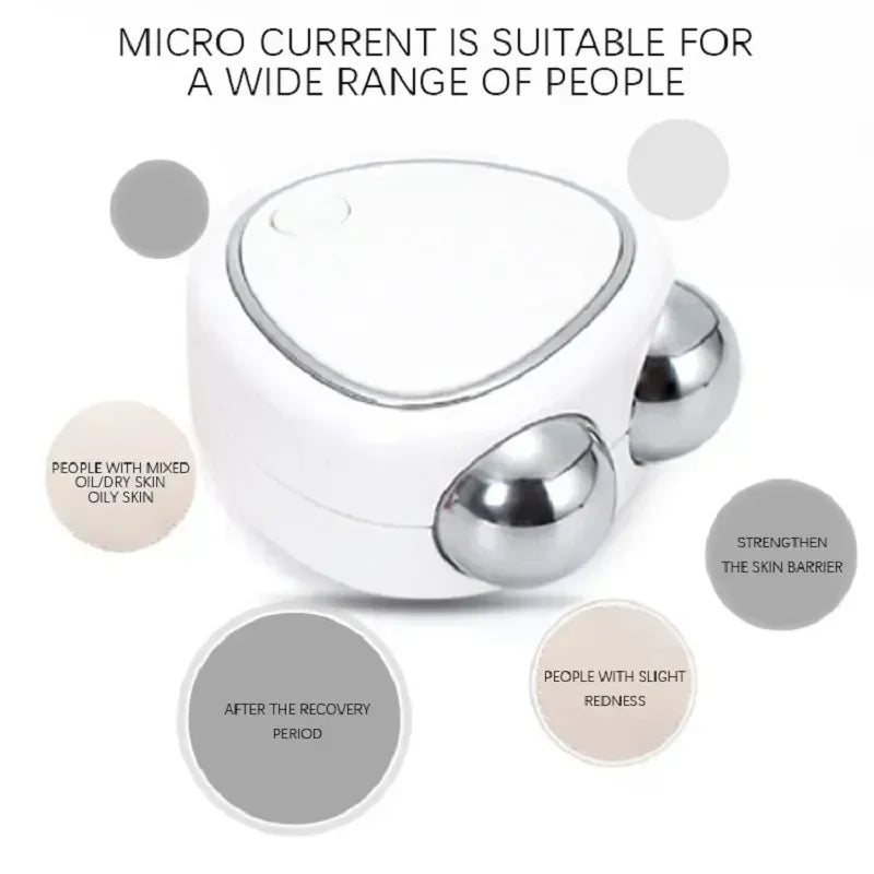 Mini Facial Massage Beauty Instrument Portable USB Charging Multifunctional Skin Care Thin Face Anti Wrinkle Face Firming Lift