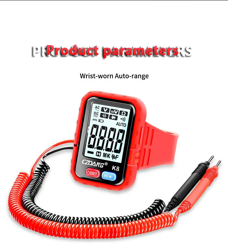 NASAN Digital Multimeter AC/DC Meter Voltage Resistance Meter Electrician LCD Backlight Test Professional Electrical Tester Tool