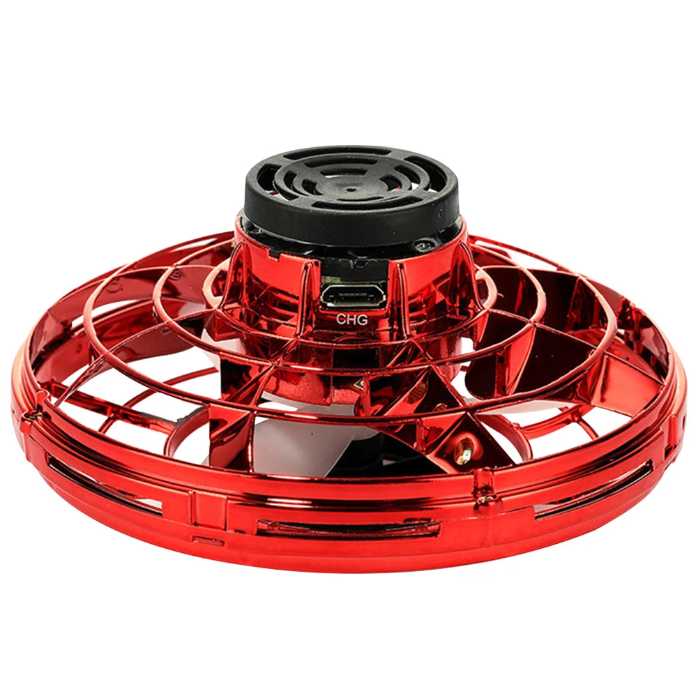 1-5PCS Fingertip Flying Gyro 360° Rotating Helicopter Spinner Toy 100mAh with LED Lights for Adult Kids Decompression Toy
