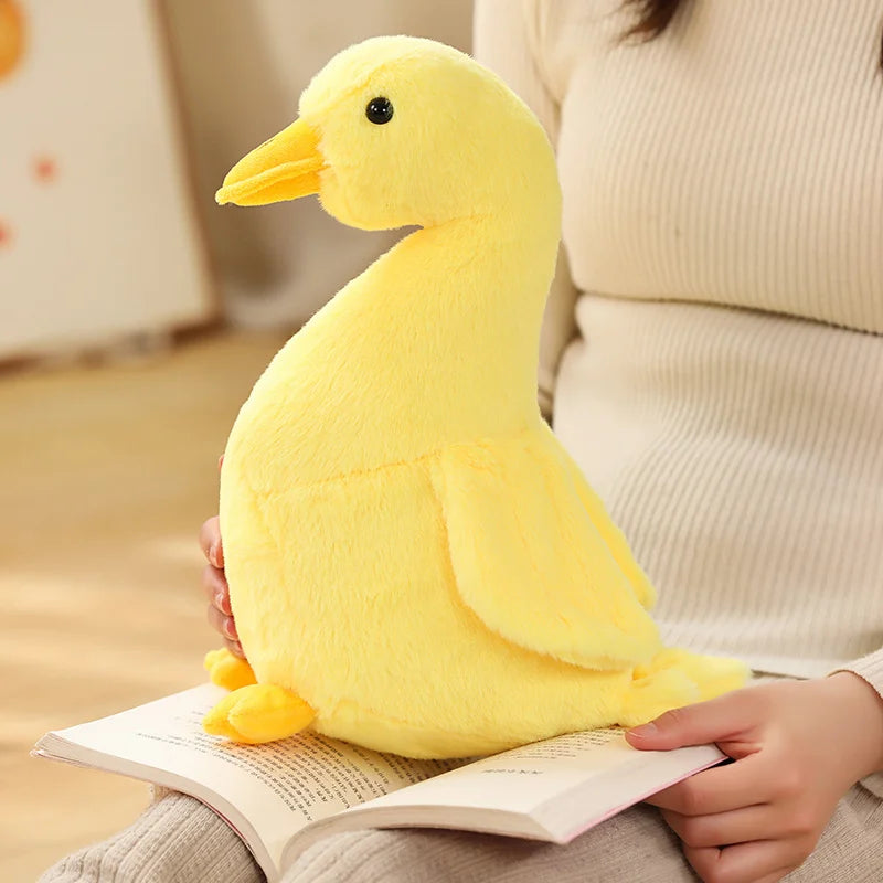 30/40cm Simulation Cartoon Duck Plush Toy Cute Stuffed Animals Yellow Ducks Plushies Doll Lifelike Goose Soft Kids Toys for Girl
